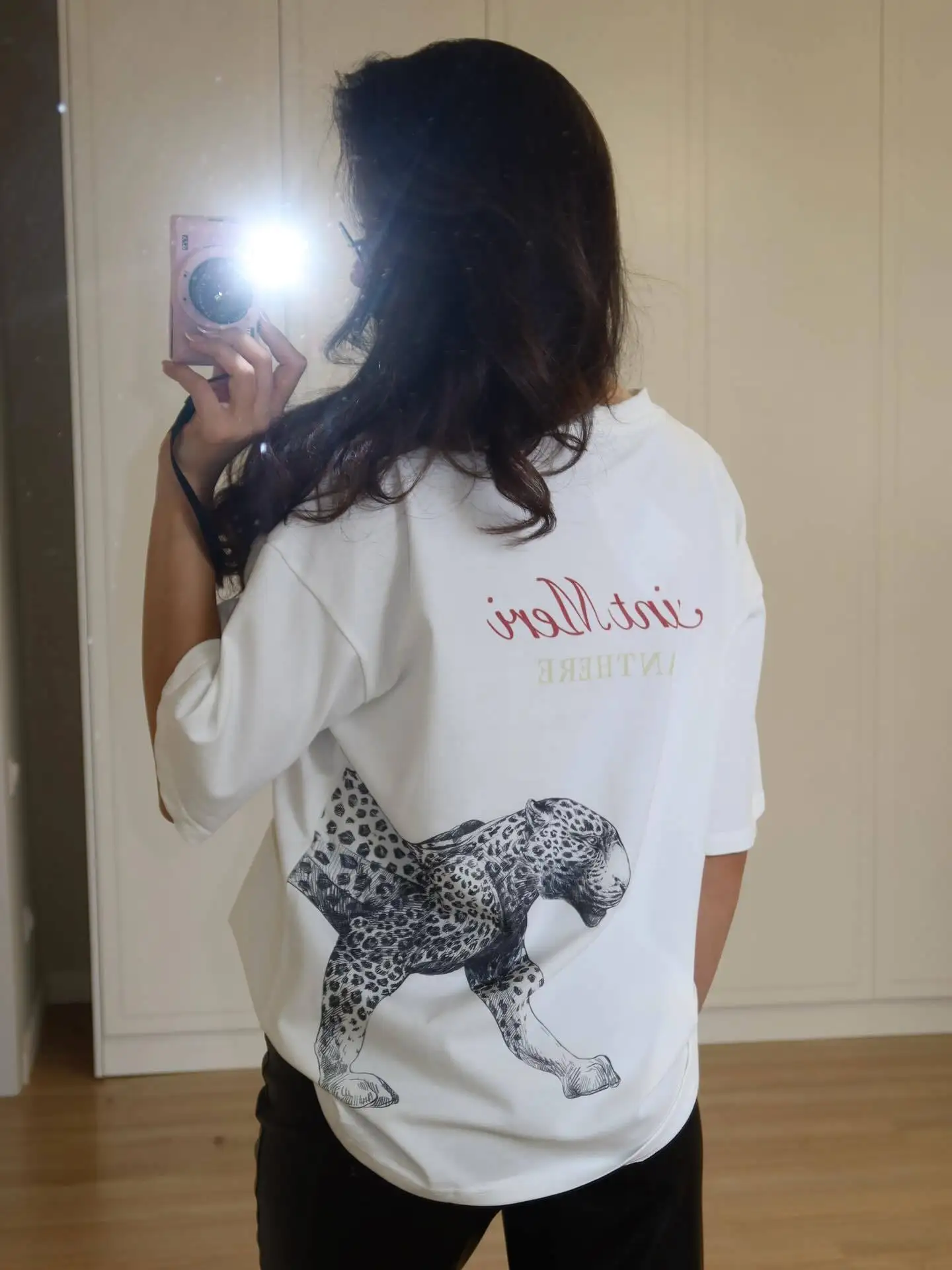 Unique Street Leopard Print T-shirt Men Retro Graphic Tee Casual - Image 2