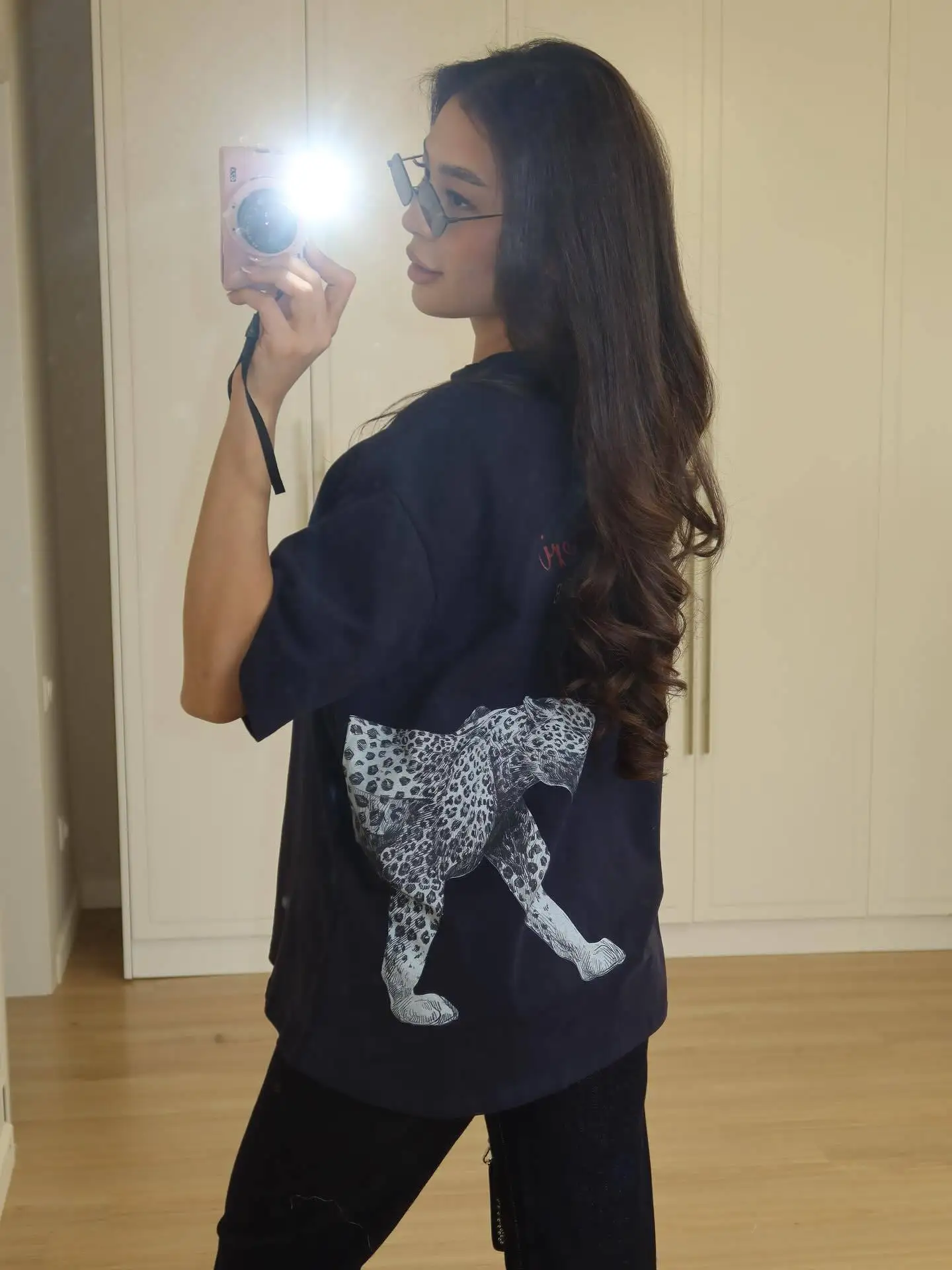 Unique Street Leopard Print T-shirt Men Retro Graphic Tee Casual - Image 3